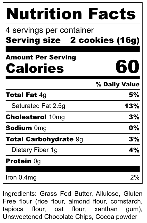 Dark Chocolate Cookie