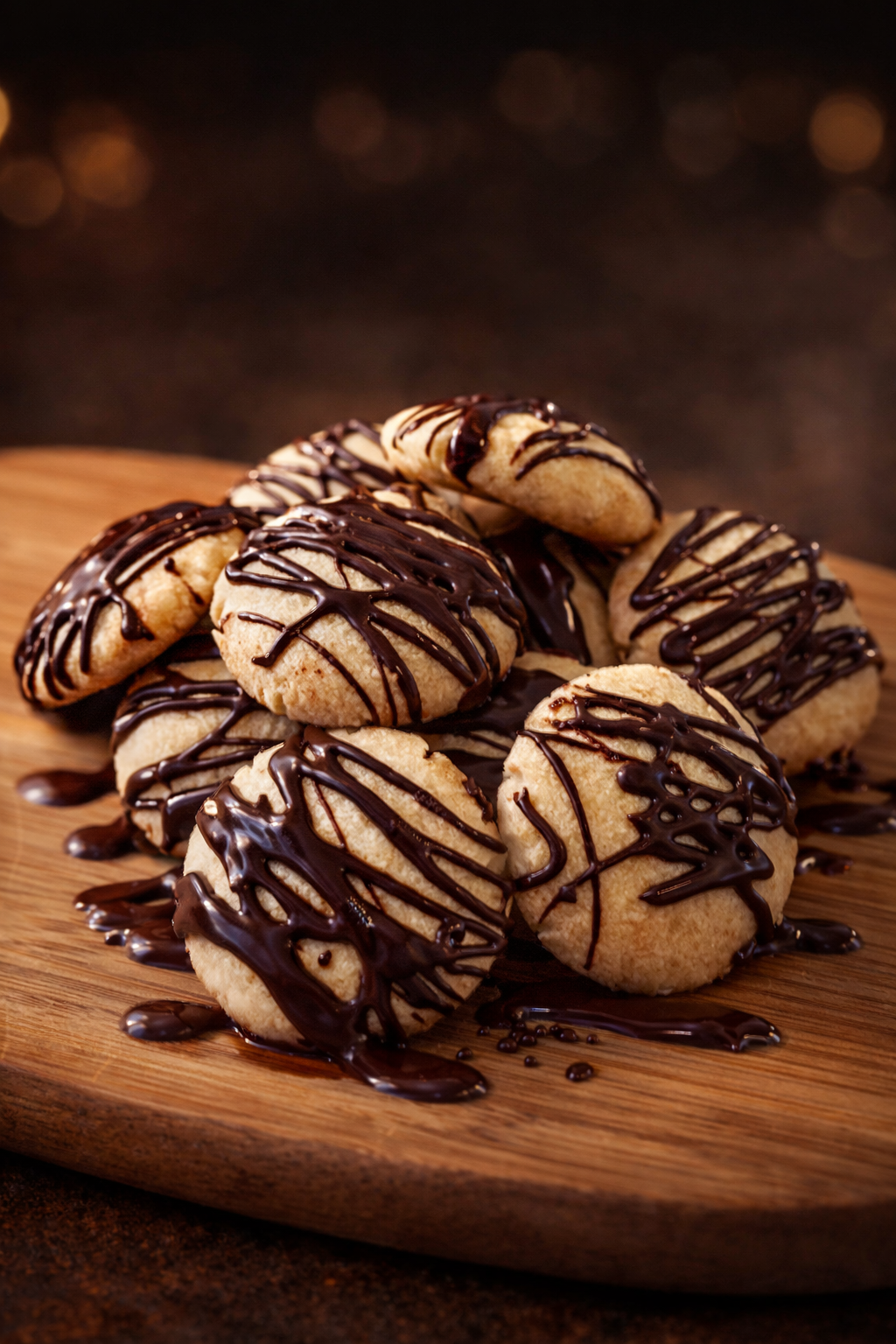 Vanilla Cookie with Chocolate