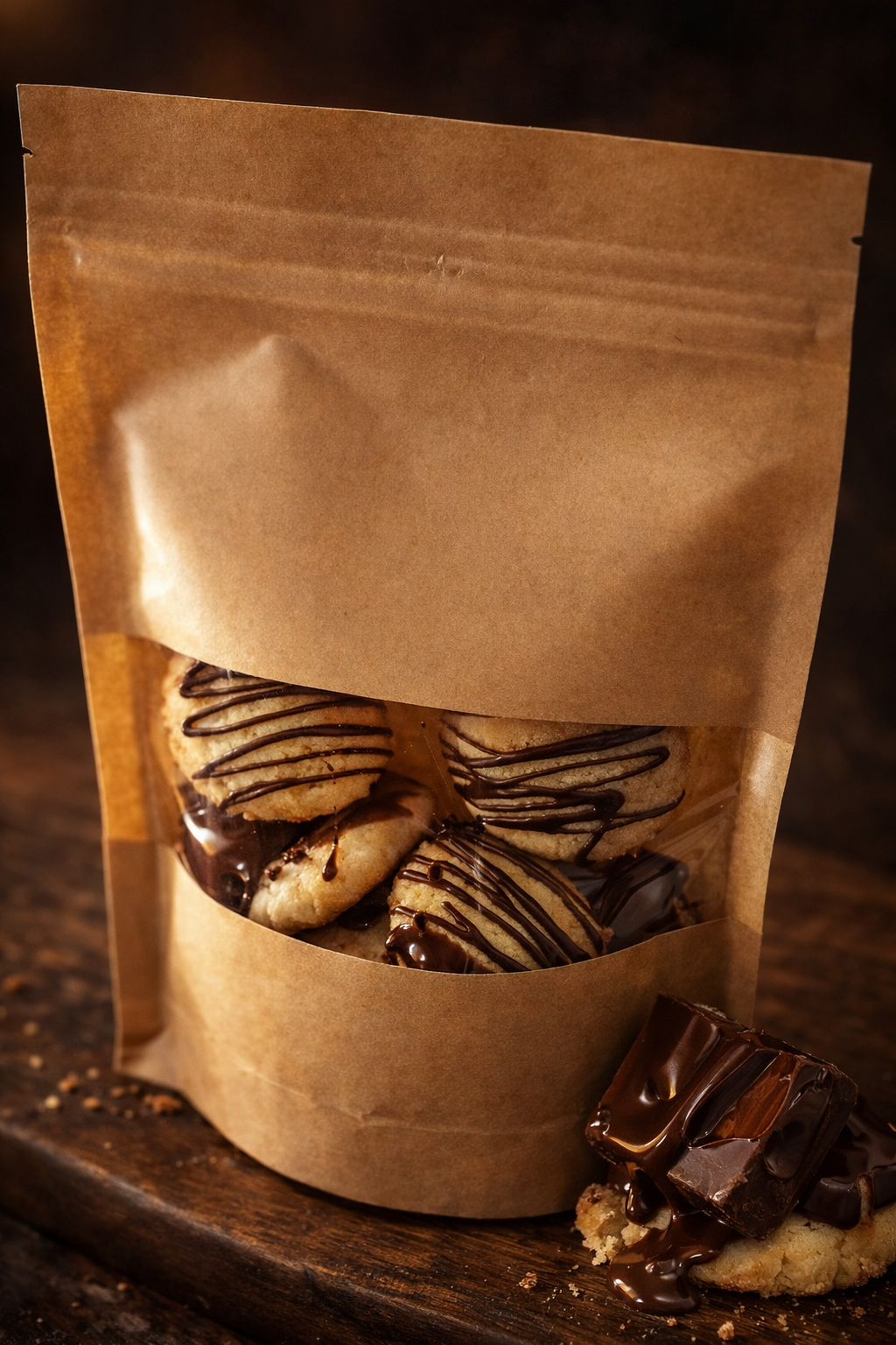 Vanilla Cookie with Chocolate